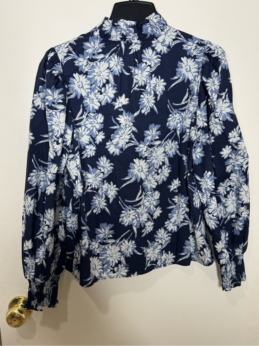 Entro Floral Ruffle Neck Blouse - Picture 8 of 8